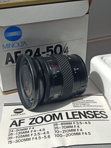 Minolta zoom mm f4 - 24-50,