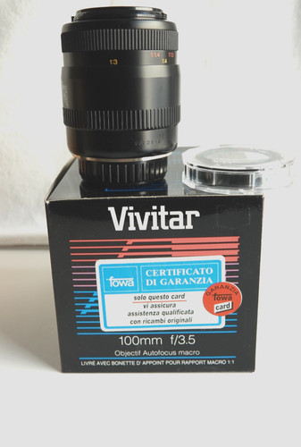 Vivitar 100mm macro - f/3.5, per
